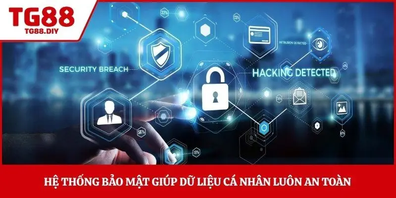 Hệ thống bảo mật giúp dữ liệu cá nhân luôn an toàn