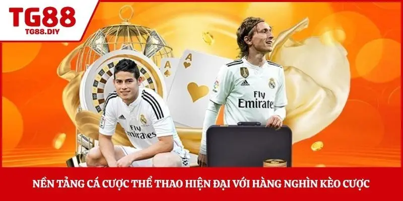 Nền tảng cá cược thể thao hiện đại với hàng nghìn kèo cược